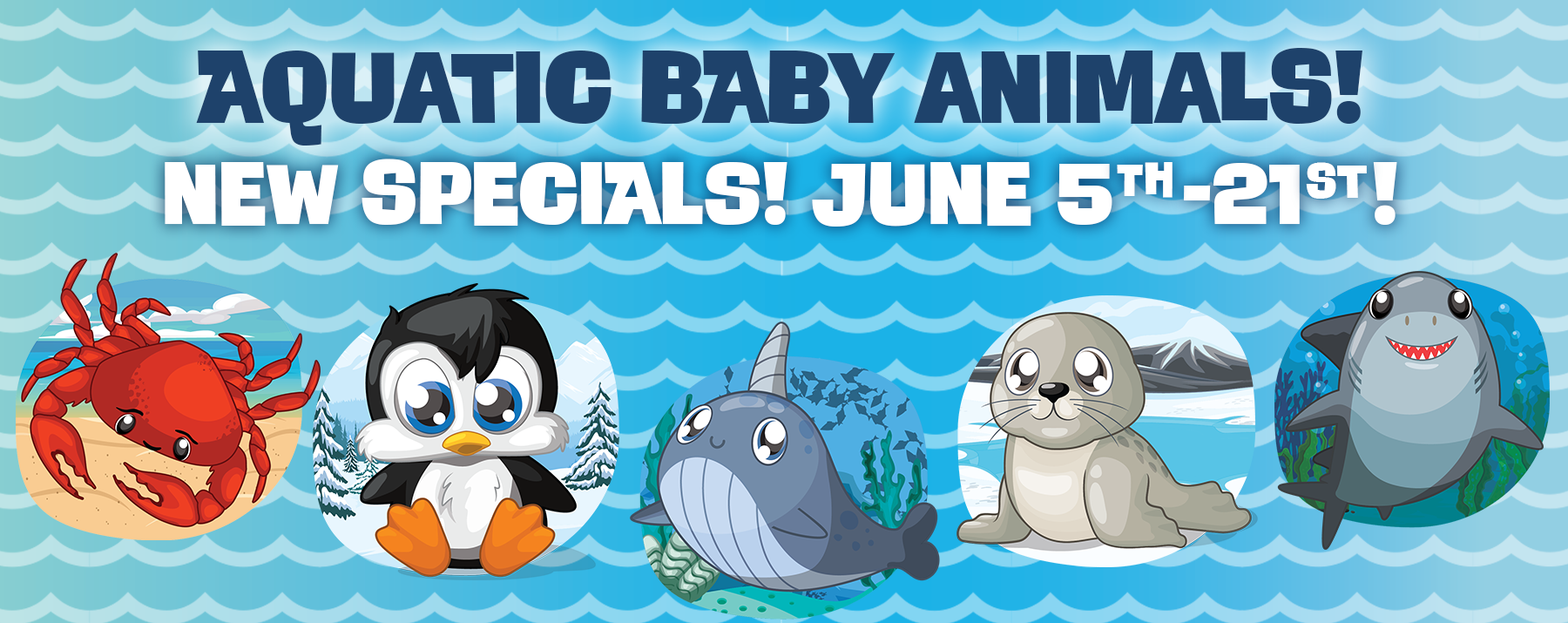 Munzee – Scavenger Hunt » Aquatic Baby Animals Have Come Out to Play!